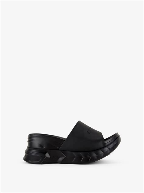 givenchy marshmallow black|Givenchy Marshmallow Wedge Slide Sandal (Women) .